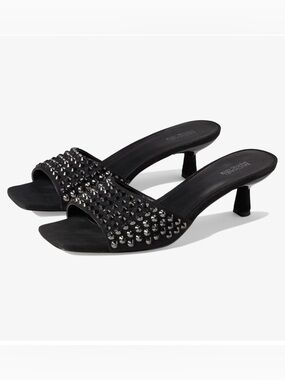 Michael Kors Amal Kitten Heel in Black Size 9